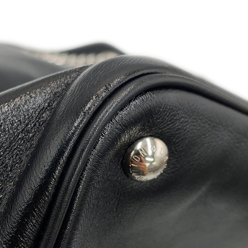 ルイヴィトン ハンドバッグ ラムレザー ノーウェイ・バイブ M14377 LOUIS VUITTON ヴィトン バッグ 2way 黒 ブラック