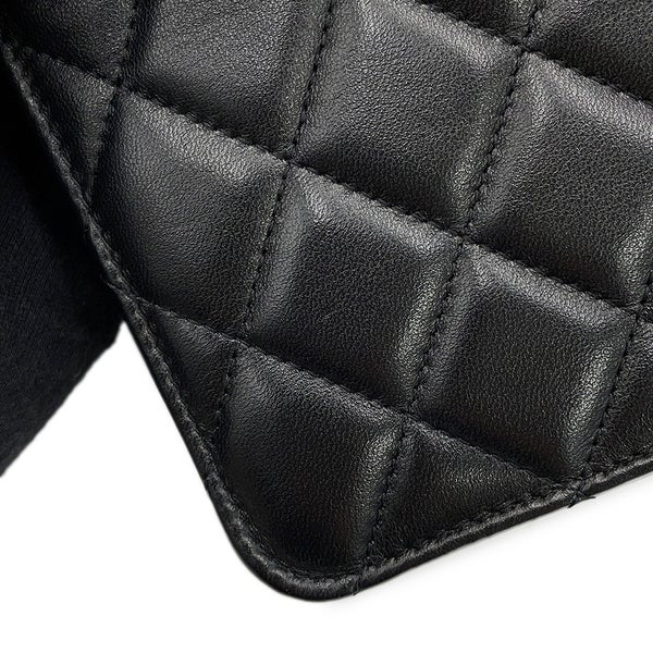 シャネル チェーンウォレット トレンディCC マトラッセ ココマーク ラムスキン AP4184 CHANEL 財布 黒