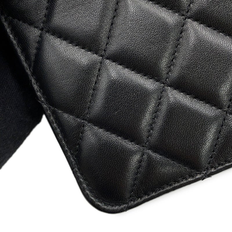 シャネル チェーンウォレット トレンディCC マトラッセ ココマーク ラムスキン AP4184 CHANEL 財布 黒