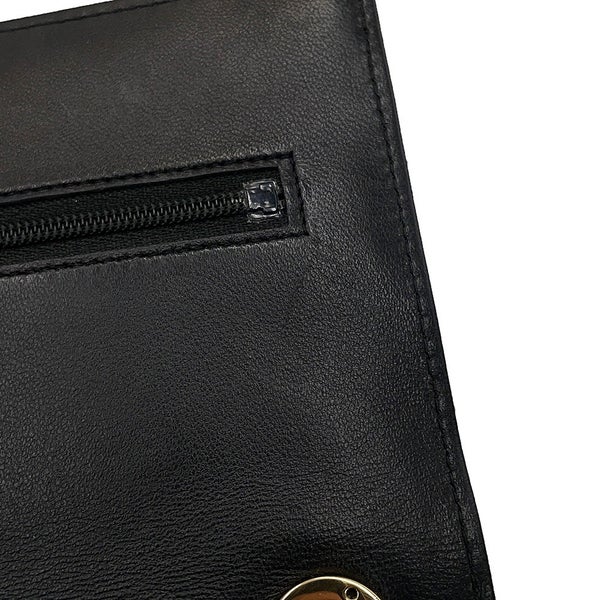 シャネル チェーンウォレット トレンディCC マトラッセ ココマーク ラムスキン AP4184 CHANEL 財布 黒