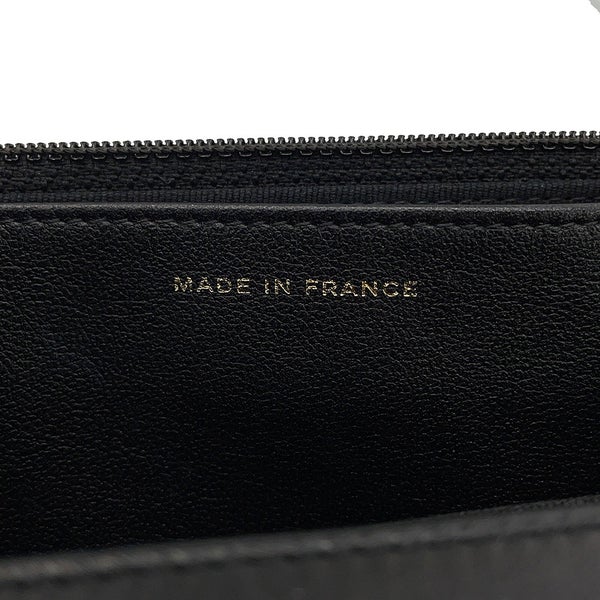 シャネル チェーンウォレット トレンディCC マトラッセ ココマーク ラムスキン AP4184 CHANEL 財布 黒