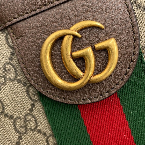 グッチトートバッグ オフィディア GGスプリーム ラージ レザー 519335 GUCCI バッグ アウトレット品