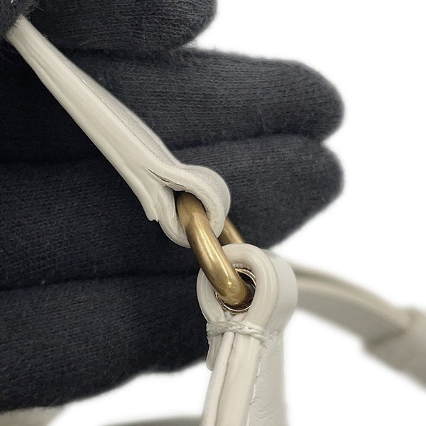 サンローランパリ ショルダーバッグ LE 5 A 7 ミニ バーティカル カーフレザー 735214 SAINT LAURENT PARIS 白