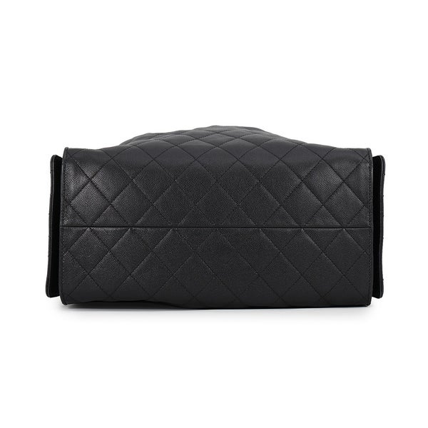 シャネル チェーンショルダーバッグ CHANEL25 ミディアム ココマーク マトラッセ キャビアスキン AS5311 CHANEL 黒