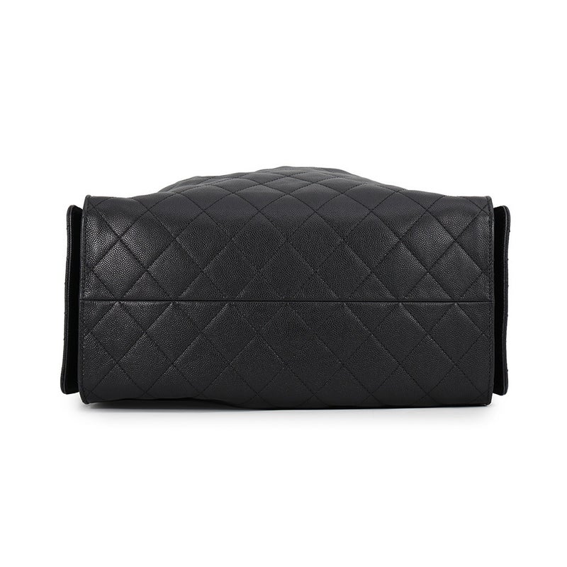 シャネル チェーンショルダーバッグ CHANEL25 ミディアム ココマーク マトラッセ キャビアスキン AS5311 CHANEL 黒