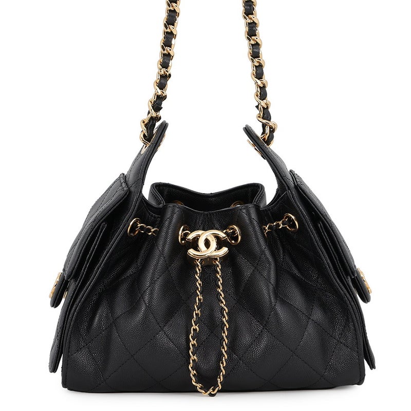 シャネル チェーンショルダーバッグ CHANEL25 ミニ ココマーク ワンショルダー AS5631 CHANEL 黒