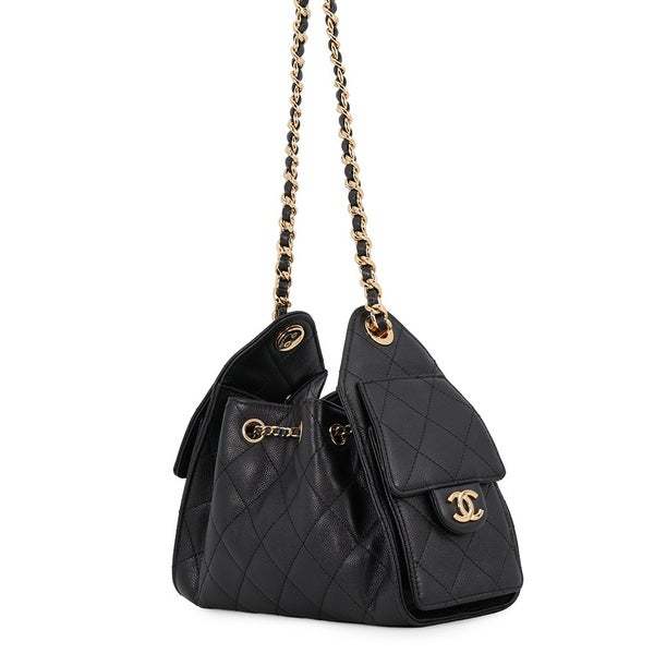 シャネル チェーンショルダーバッグ CHANEL25 ミニ ココマーク ワンショルダー AS5631 CHANEL 黒