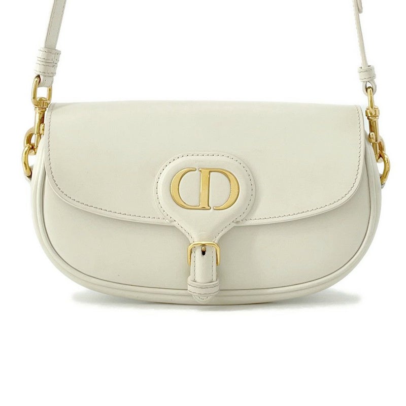 クリスチャン・ディオール ショルダーバッグ ボビー イーストウエスト レザー Christian Dior バッグ 白