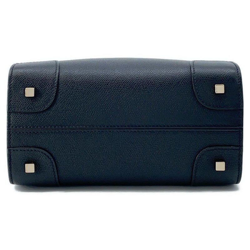 ヴァレクストラ ハンドバッグ バビラ ミニ レザー WBBB0031028LOC99NN Valextra ショルダーバッグ 黒