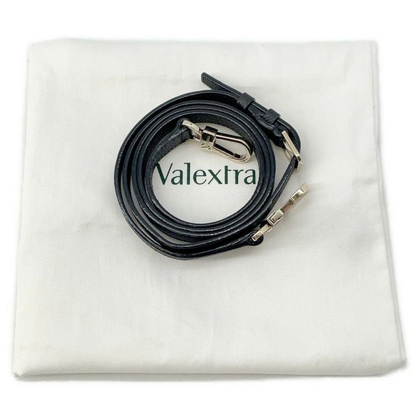 ヴァレクストラ ハンドバッグ バビラ ミニ レザー WBBB0031028LOC99NN Valextra ショルダーバッグ 黒