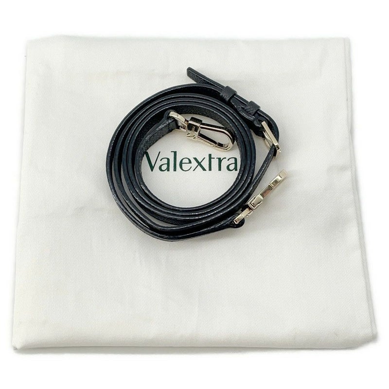 ヴァレクストラ ハンドバッグ バビラ ミニ レザー WBBB0031028LOC99NN Valextra ショルダーバッグ 黒
