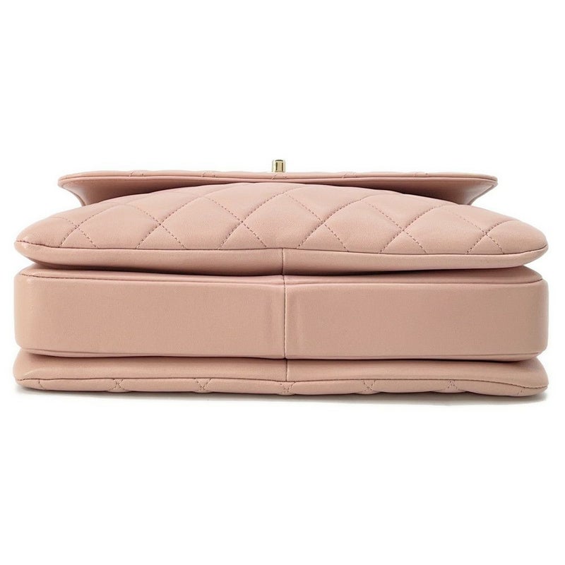 シャネル ハンドバッグ トレンディCC トップハンドル マトラッセ ココマーク ラムスキン A69923 CHANEL 2wayチェーンショルダー