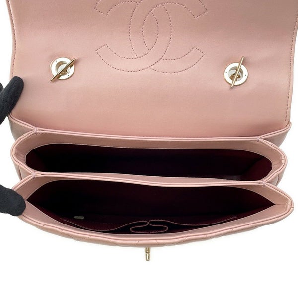 シャネル ハンドバッグ トレンディCC トップハンドル マトラッセ ココマーク ラムスキン A69923 CHANEL 2wayチェーンショルダー