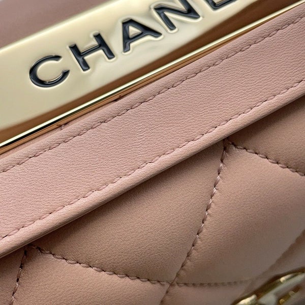 シャネル ハンドバッグ トレンディCC トップハンドル マトラッセ ココマーク ラムスキン A69923 CHANEL 2wayチェーンショルダー