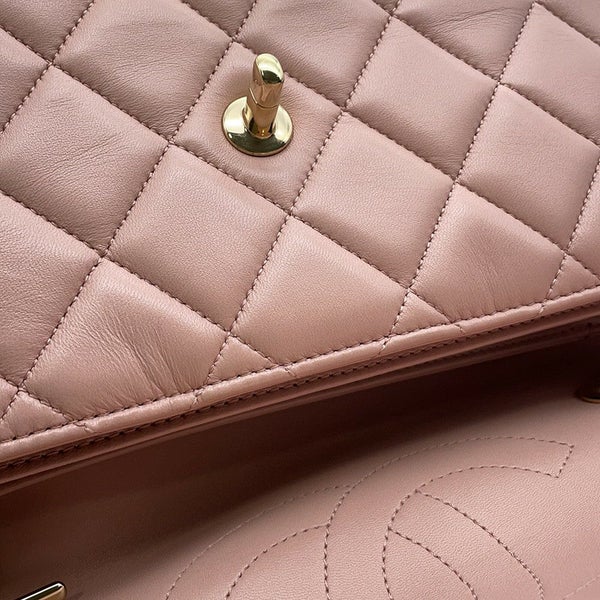 シャネル ハンドバッグ トレンディCC トップハンドル マトラッセ ココマーク ラムスキン A69923 CHANEL 2wayチェーンショルダー