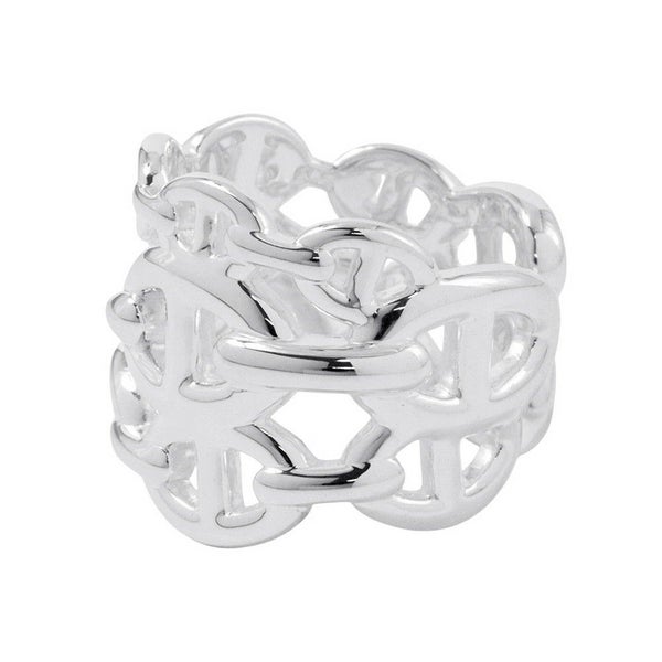 エルメス リング シェーヌダンクル アンシェネGM Enchainee SV925シルバー リングサイズ54 HERMES