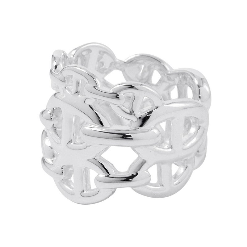 エルメス リング シェーヌダンクル アンシェネGM Enchainee SV925シルバー リングサイズ54 HERMES