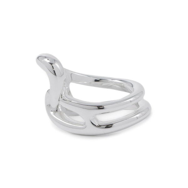 エルメス リング シェーヌダンクル パンク リング SV925シルバー リングサイズ48 HERMES ジュエリー 指輪