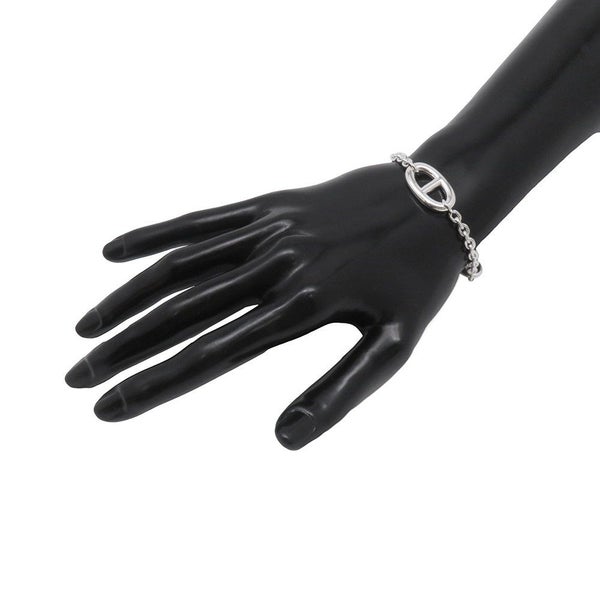 エルメス ブレスレット シェーヌダンクル ファランドール SV925シルバー サイズLG HERMES ジュエリー