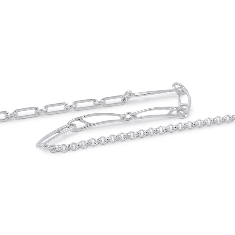 エルメス ネックレス シェーヌダンクル パンク ネックレスST SV925シルバー HERMES ジュエリー