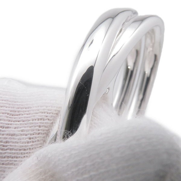 エルメス リング シェーヌダンクル パンク ダブルリング SV925シルバー リングサイズ50 HERMES 指輪 ダブル フィンガー