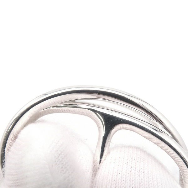 エルメス リング シェーヌダンクル パンク ダブルリング SV925シルバー リングサイズ50 HERMES 指輪 ダブル フィンガー