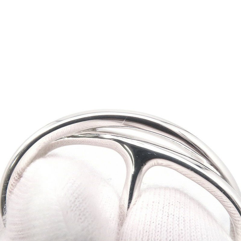 エルメス リング シェーヌダンクル パンク ダブルリング SV925シルバー リングサイズ50 HERMES 指輪 ダブル フィンガー