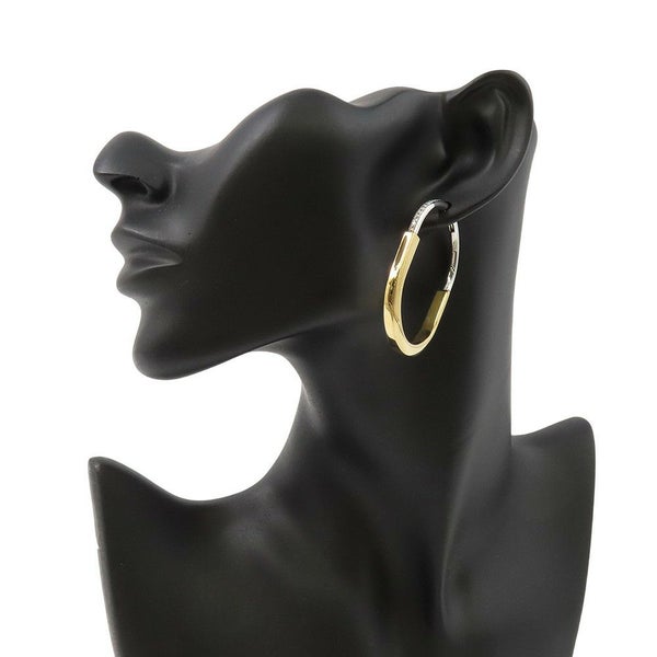 ティファニー ピアス ロック ピアス エクストララージ ダイヤモンド 計0.32ct K18YG/K18WG Tiffany&Co.