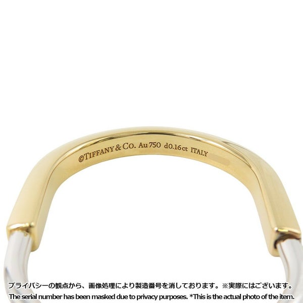 ティファニー ピアス ロック ピアス エクストララージ ダイヤモンド 計0.32ct K18YG/K18WG Tiffany&Co.