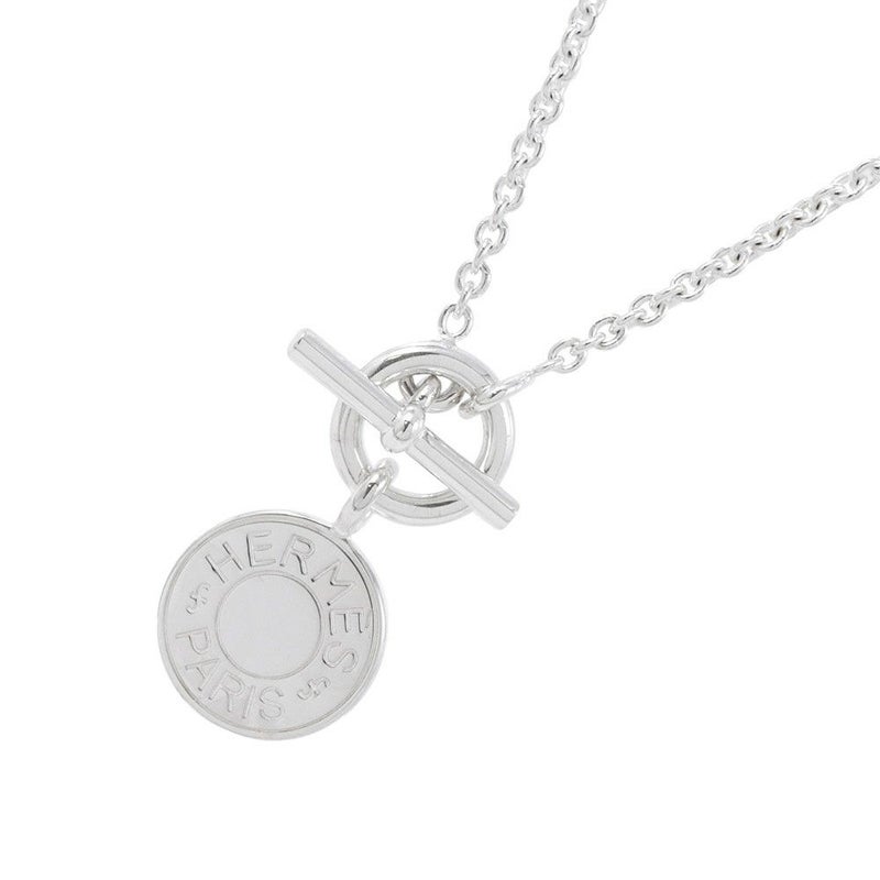 エルメス ネックレス アミュレット H エクスリブリス コンフェッティ セリエ SV925シルバー HERMES ジュエリー