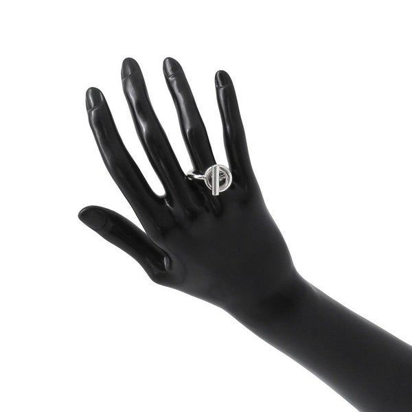 エルメス リング エシャペ MM SV925シルバー リングサイズ55 HERMES ジュエリー 指輪 Echapee