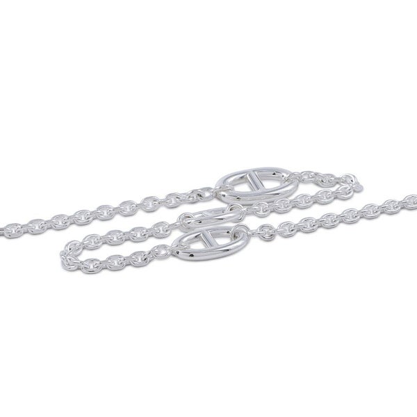 エルメス ネックレス シェーヌダンクル ファランドール120 SV925シルバー HERMES ロングネックレス ジュエリー