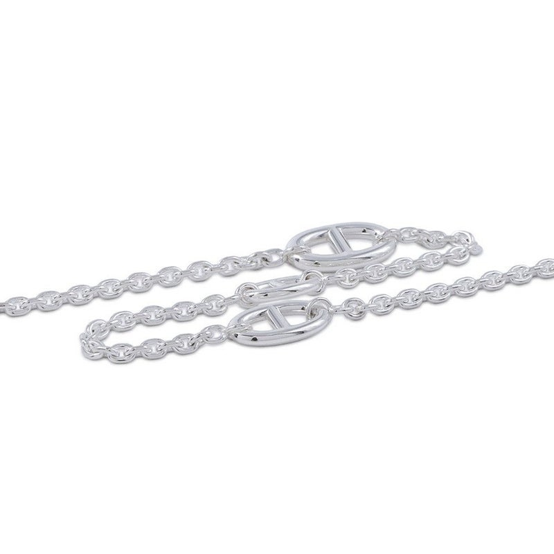 エルメス ネックレス シェーヌダンクル ファランドール120 SV925シルバー HERMES ロングネックレス ジュエリー