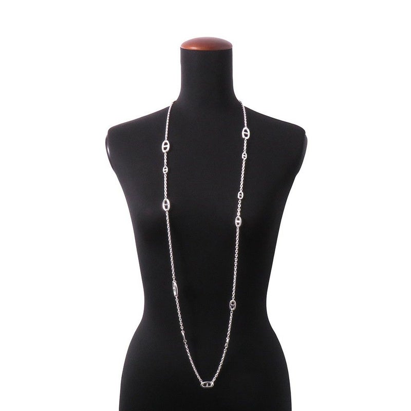 エルメス ネックレス シェーヌダンクル ファランドール120 SV925シルバー HERMES ロングネックレス ジュエリー