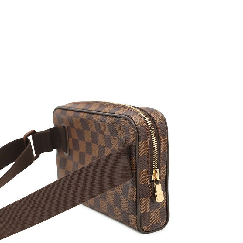 ルイヴィトン ウエストバッグ ダミエ・エベヌ バム・バッグ・ブルックリン N41101 LOUIS VUITTON ボディバッグ