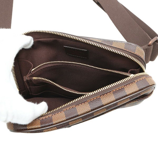 ルイヴィトン ウエストバッグ ダミエ・エベヌ バム・バッグ・ブルックリン N41101 LOUIS VUITTON ボディバッグ
