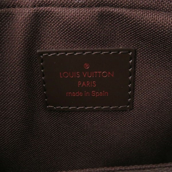 ルイヴィトン ウエストバッグ ダミエ・エベヌ バム・バッグ・ブルックリン N41101 LOUIS VUITTON ボディバッグ