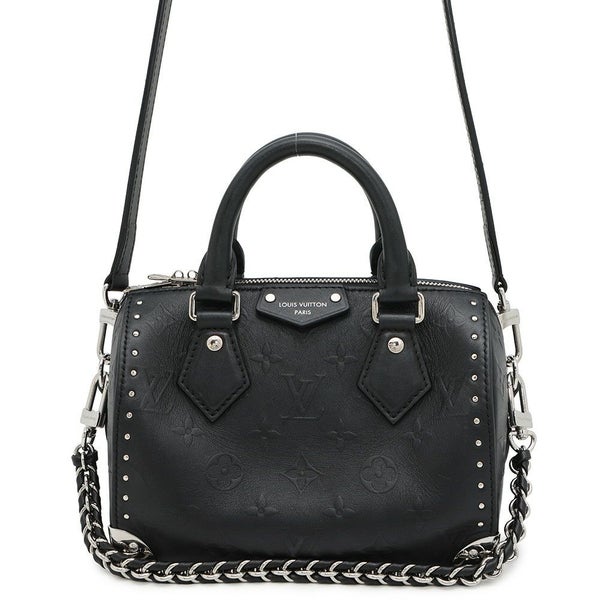 ルイヴィトン ハンドバッグ モノグラム スピーディ・トランク20 M14575 3way 黒 ブラック 2025クルーズ