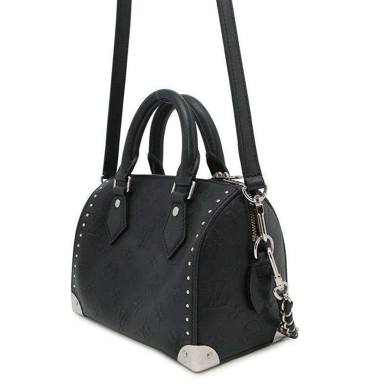 ルイヴィトン ハンドバッグ モノグラム スピーディ・トランク20 M14575 3way 黒 ブラック 2025クルーズ