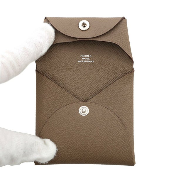 エルメス コインケース バスティア エトゥープ エプソン B刻印 HERMES 財布