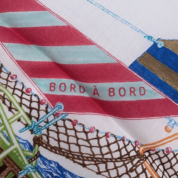 エルメス スカーフ カレ 80 ボード・ア・ボード Bord a Bord Bord a Bord コットン HERMES 2025春夏