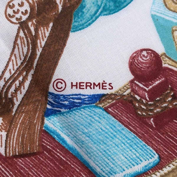 エルメス スカーフ カレ 80 ボード・ア・ボード Bord a Bord Bord a Bord コットン HERMES 2025春夏