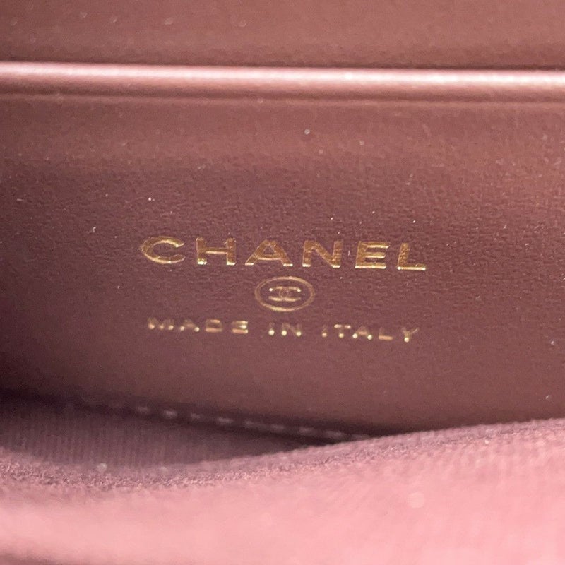 シャネル コインケース マトラッセ ココマーク L字ファスナー キャビアスキン AP3999 財布 カードケース 黒