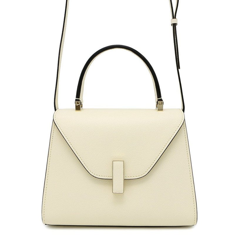 ヴァレクストラ ハンドバッグ イジィデ ミニ ソフトカーフレザー WBES0036028LOC99WW Valextra 2way 白