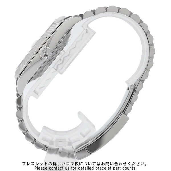 ロレックス デイトジャスト41 SS/K18WG 126334 ROLEX 腕時計 白文字盤 ローマン