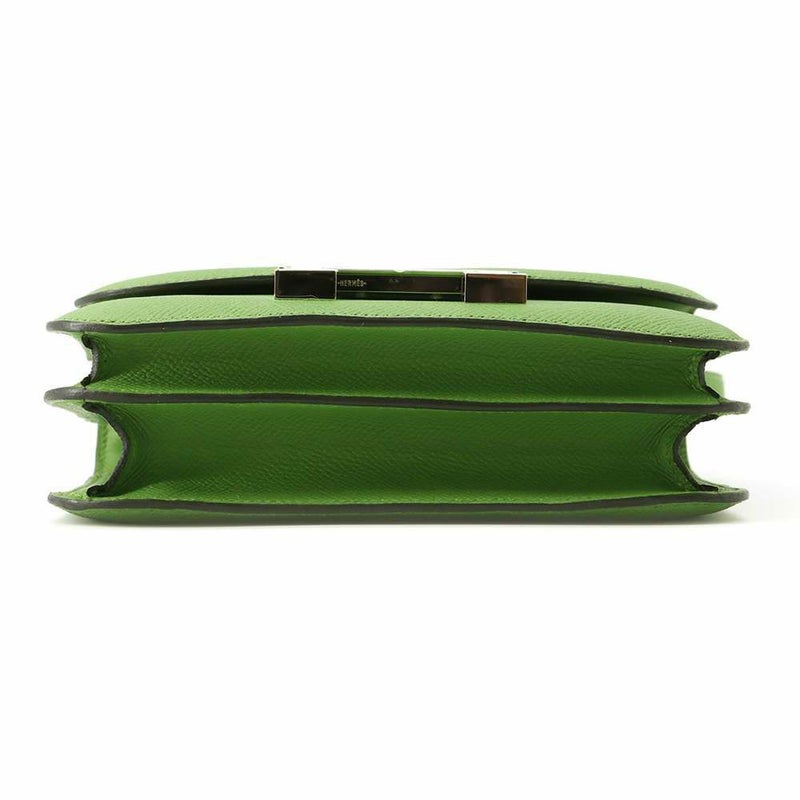 エルメス ミニ コンスタンス3 ミロワール ヴェールユッカ/シルバー金具 ヴォーエプソン W刻印