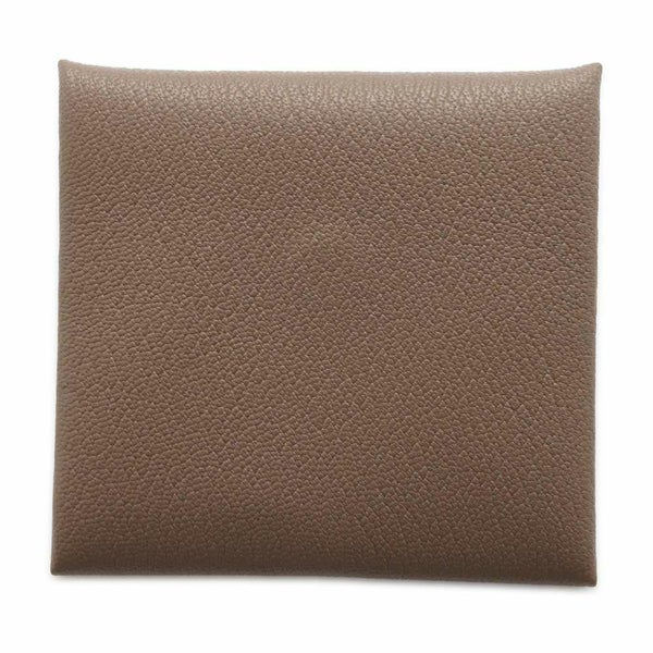 エルメス コインケース バスティア エトゥープ シェブルミゾル X刻印 財布