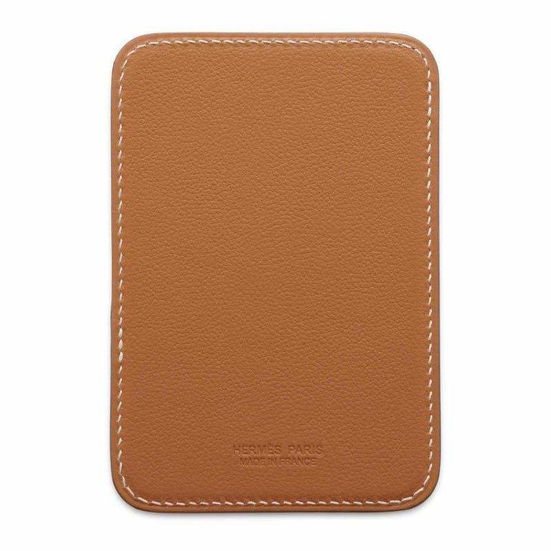 エルメス カードケース マグセーフ エマン シュヴァル ゴールド スイフト B刻印 iPhoneアクセサリー