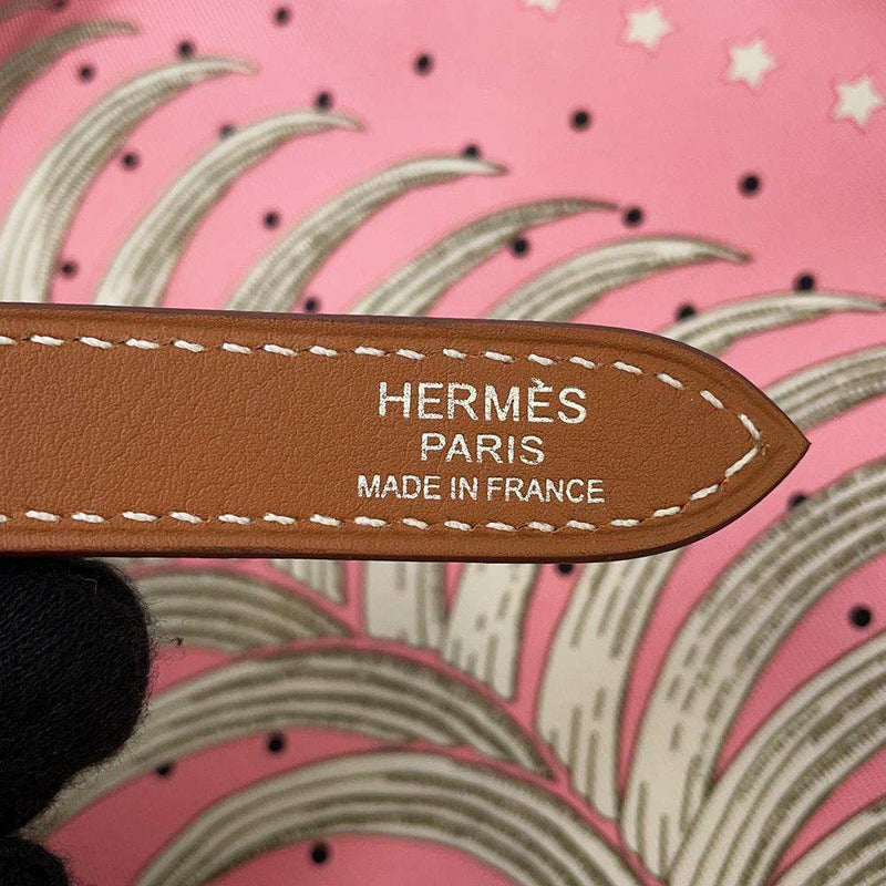 エルメス シルキーシティGM 王者の虎 フルリ ローズコンフェッティ/ゴールド/シルバー金具 シルク/スイフト Y刻印