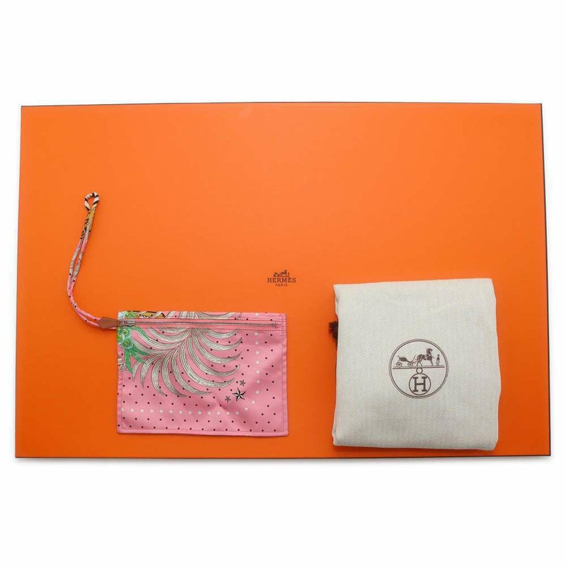 エルメス シルキーシティGM 王者の虎 フルリ ローズコンフェッティ/ゴールド/シルバー金具 シルク/スイフト Y刻印